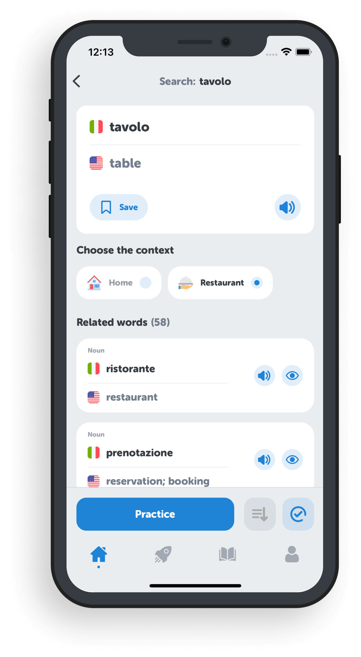 Discover relevant words in real time through AI